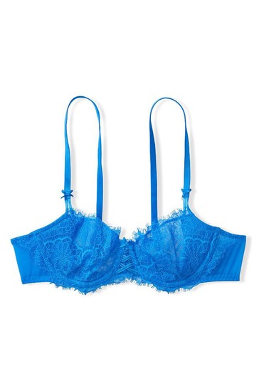 Victoria's Secret Majorelle Blue Lace Unlined Balcony Bra