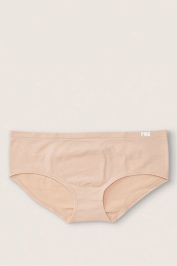 Victoria's Secret PINK Beige Nude Hipster Seamless Knickers