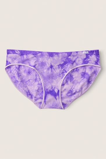 Victoria's Secret PINK Misty Lilac Tie Dye Seamless Bikini Knickers