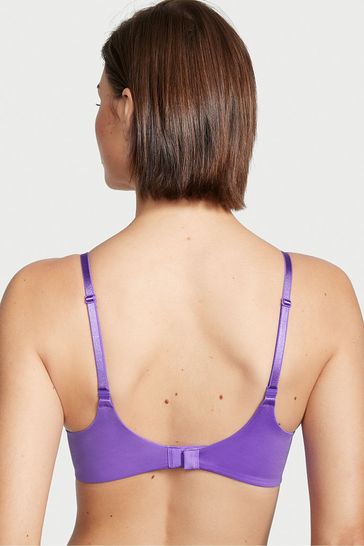 Victoria's Secret Luscious Lavender Purple Smooth Non Wired Plunge Push Up Bra