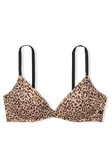Victoria Secret 36D push up PLUNGE Bra leopard print Egypt