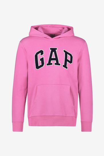 Gap pink sales hoodie mens