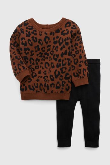 Gap leopard shop sweater
