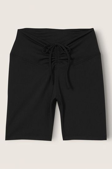 Victoria's Secret PINK Pure Black Ruched Cycling Short