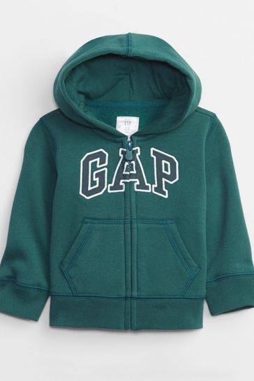 Gap Green Logo Hoodie Baby