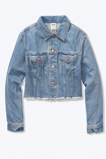 Victoria secret denim new arrivals jacket