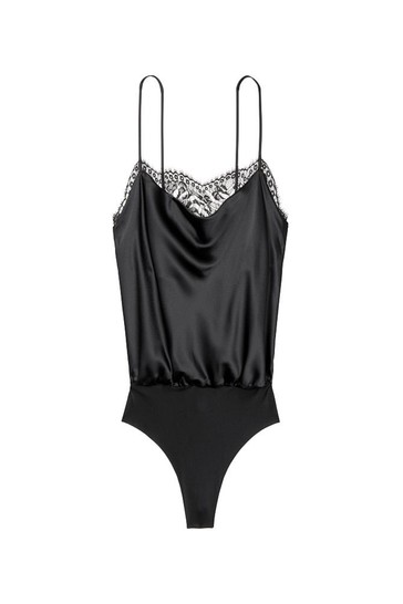 Victoria's Secret Satin Cowlneck Bodysuit