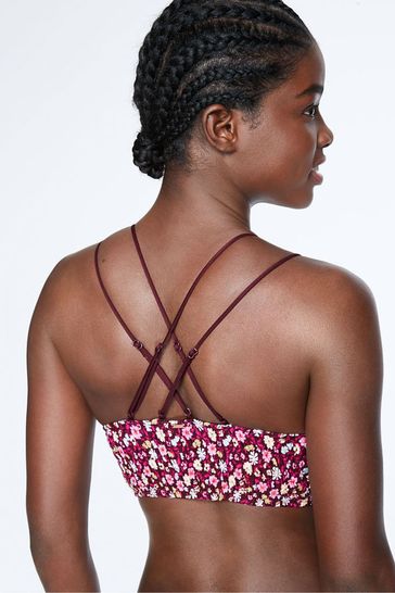 Smocked shop triangle bralette