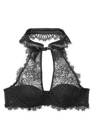 Victoria's Secret Lightly Lined Lace & Collar Demi Bra Top