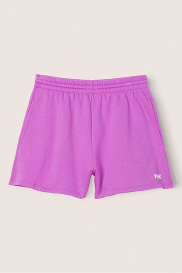 Purple outlet fleece shorts
