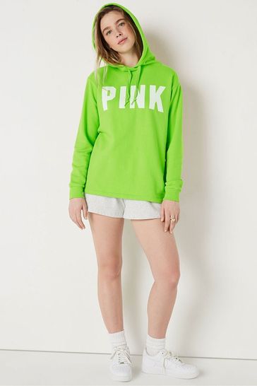 Victoria s Secret PINK Green Fleece Jumper