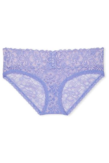 Victoria's Secret Perfume Purple Lace Hipster Knickers
