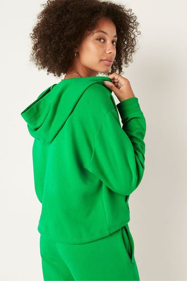 Victoria s Secret PINK Fleece Crop Long Sleeve Hoodie Victoria s