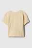 Yellow Disney Graphic Short Sleeve Crew Neck T-Shirt (6mths-5yrs)
