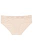 Victoria's Secret PINK Marzipan Nude Hipster Cotton Logo Knickers