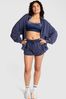 Victoria's Secret PINK Midnight Navy Blue Fleece Jacket