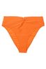 Victoria's Secret Sunset Orange Fishnet High Leg Swim Bikini Bottom