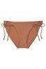 Victoria's Secret Caramel Brown Fishnet Tie Side Swim Bikini Bottom