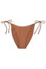 Victoria's Secret Caramel Brown Fishnet Tie Side High Leg Swim Bikini Bottom