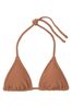 Victoria's Secret Caramel Brown Fishnet Triangle Swim Bikini Top