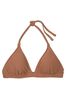 Victoria's Secret Caramel Brown Fishnet Halter Swim Bikini Top