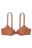 Victoria's Secret Caramel Brown Fishnet Padded Swim Bikini Top