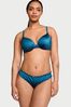 Victoria's Secret Blue Ombre Push Up Swim Bikini Top