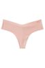 Victoria's Secret PINK Macaron Nude Thong No Show Knickers