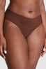Victoria's Secret PINK Ganache Nude Thong No Show Knickers