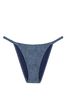 Victoria's Secret PINK Denim Blue Cheeky Swim Bikini Bottom