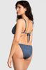 Victoria's Secret PINK Denim Blue Triangle Swim Bikini Top