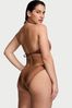 Victoria's Secret Caramel Brown Cheeky Swim Chain Bikini Bottom