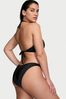 Victoria's Secret Nero Black Cheeky Swim Chain Bikini Bottom