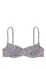 Victoria's Secret PINK Midnight Meadow Grey Frankies Bikinis Buttercup Scoop Bikini Top