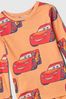Orange Organic Cotton Disney Cars Long Sleeve Pyjama Set (6mths-5yrs)