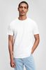 White Classic Cotton Crew Neck Short Sleeve T-Shirt