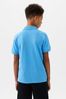 Blue Logo Short Sleeve Polo Shirt (4-13yrs)