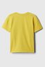 Yellow Brannan Bear Embroidered Baby Henley T-Shirt
