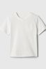 White Pocket Crew Neck Short Sleeve T-Shirt (Newborn-5yrs)