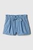 Blue Chambray Baby Easy Pull On Short (6mths-5yrs)