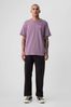 Purple Nirvana Cotton Graphic Short Sleeve T-Shirt