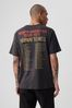 Grey ACDC Cotton Graphic Short Sleeve T-Shirt