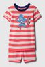 Red Organic Cottton Marvel  Baby Pyjama Set (12mths-5yrs)