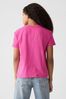 Pink Graphic Print Short Sleeve Crew Neck T-Shirt (4-13yrs)