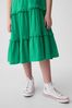 Green Floral Print Midi Dress (4-13yrs)