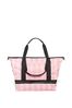 Victoria's Secret Iconic Stripe Pink The VS Getaway Weekender Bag