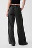Black High Rise Utility Easy Jeans