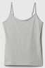 Light Grey Fitted Scoop Neck Camisole