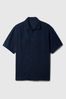 Blue Denim Short Sleeve Oxford Shirt