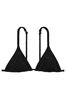 Victoria's Secret PINK Pure Black Triangle Swim Bikini Top